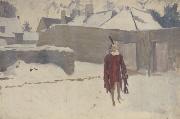 John Singer Sargent, Mannikin in the Snow